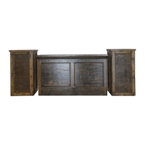 Adele Walnut Bar with Pedestal