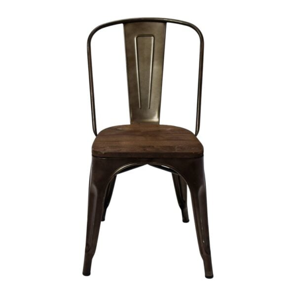 Philia Rustic Metal Chair - Image 2