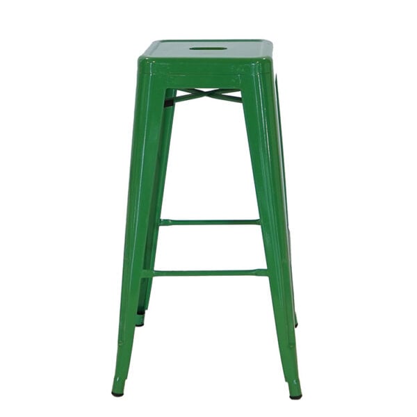 Green Metal Barstool