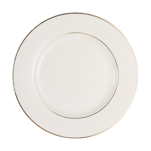 Gold Rim Dinner Plate