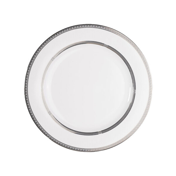 Silver Filigree Salad Plate