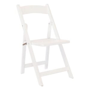 White Children’s Folding Chair rental – Illusions Rentals