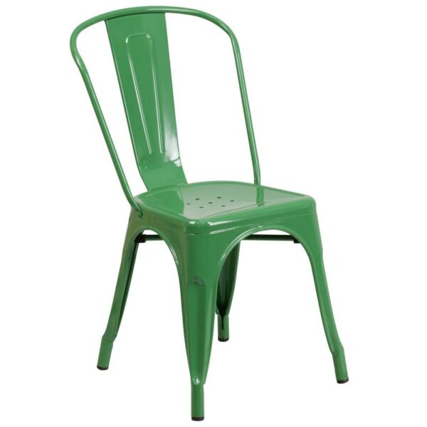 Green Metal Chair
