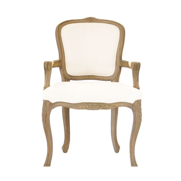 King Louis Chair with Arms - Image 2