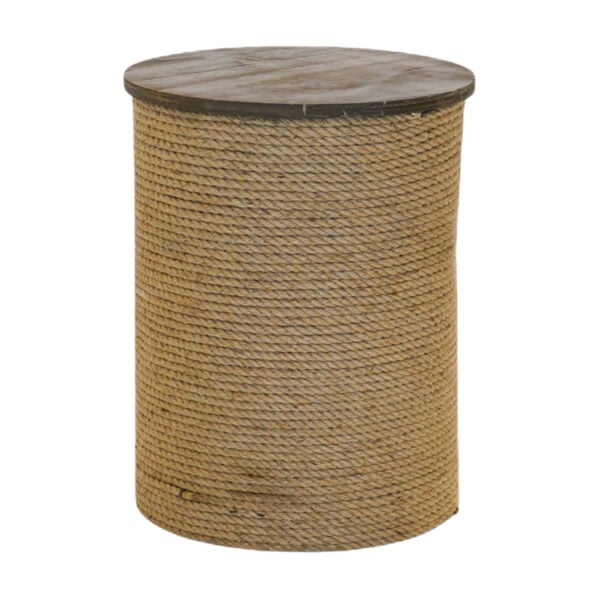 Jute Rope End Table