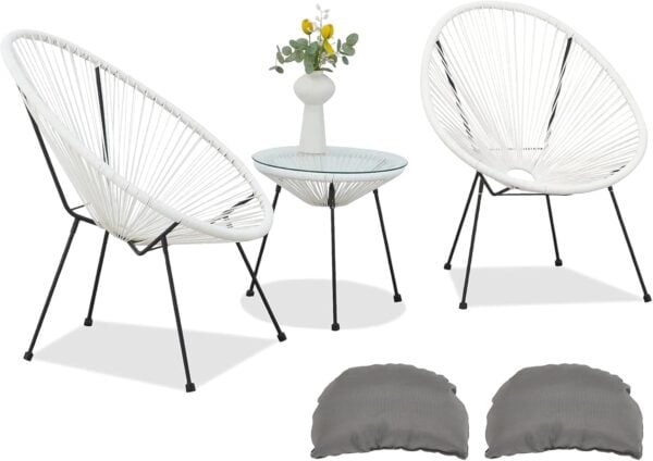 white acapulco chair