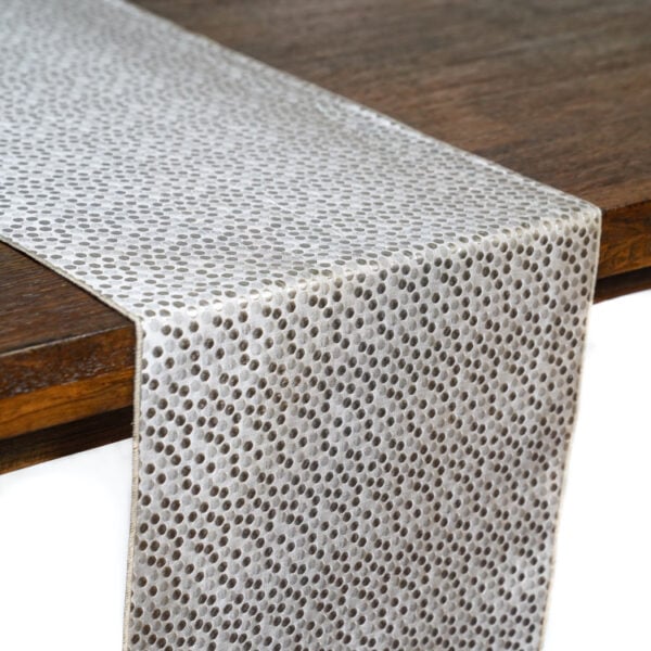 Champagne Dot Table Runner