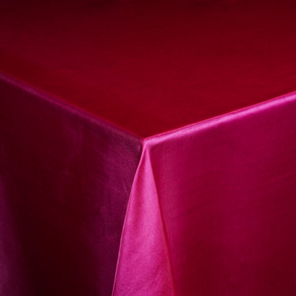 Fuchsia Pink satin Tablecloth