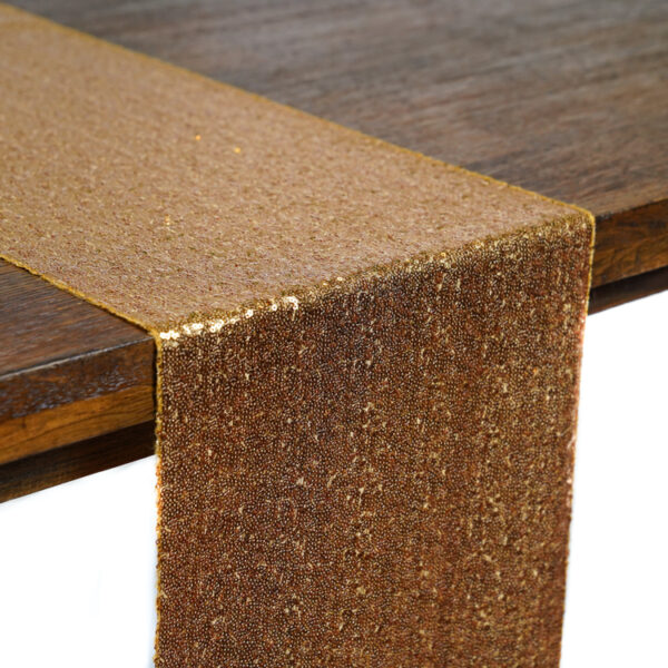 Gold Sequin Table Runner