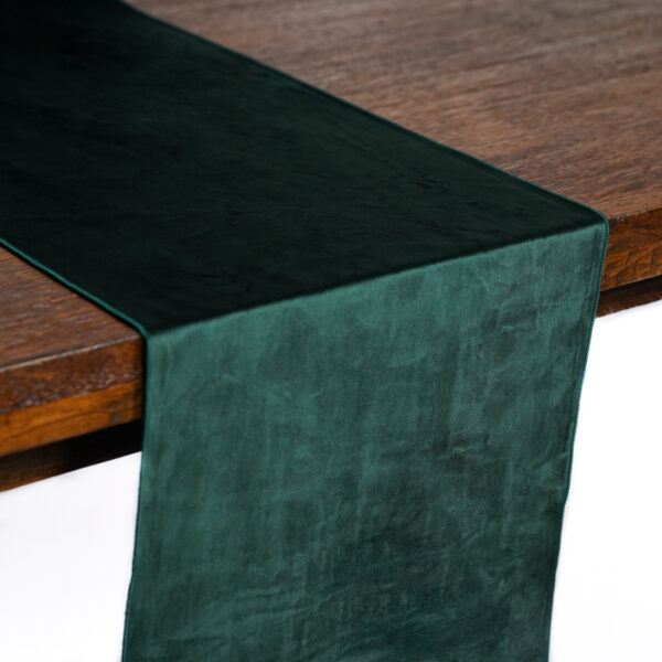 Hunter Velvet Table Runner
