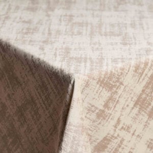 Oatmeal Fresco Velvet Tablecloth