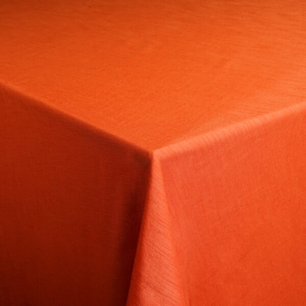 Orange Shantug Tablecloth - 3792