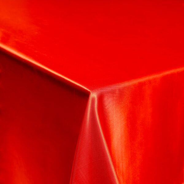 Red Satin Tablecloth