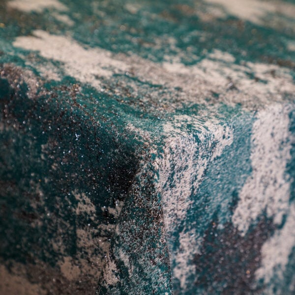 Teal Northern Lights King Drape