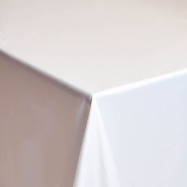 White Lamour Tablecloth