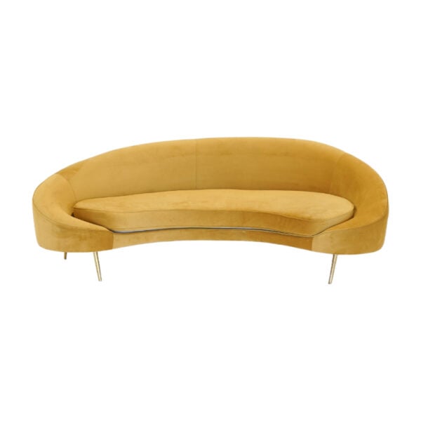Gold Penelope Sofa (Color Covers Available)