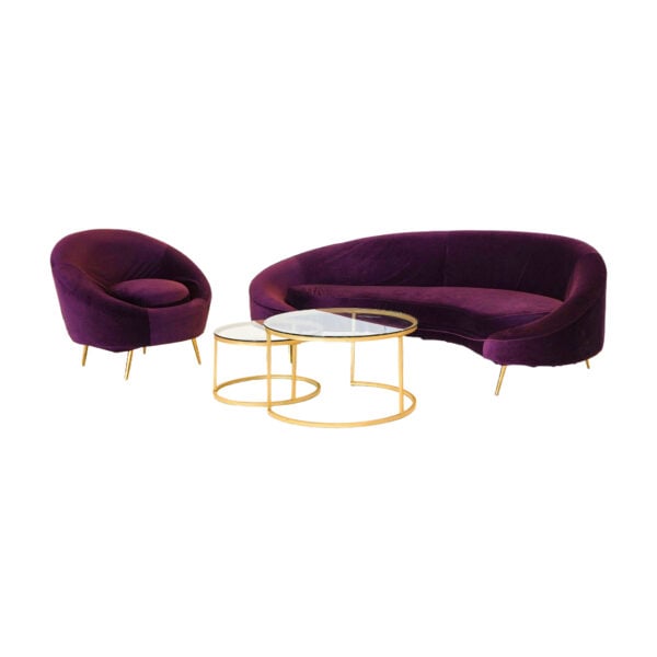 Gold Penelope Sofa (Color Covers Available) - Image 8