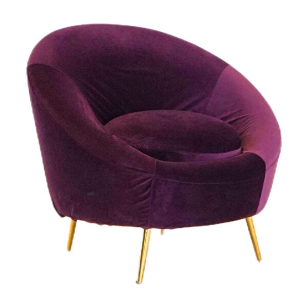 Eggplant Penelope Side Chair