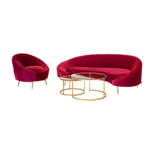 Fuchsia Penelope Set and Nested Table