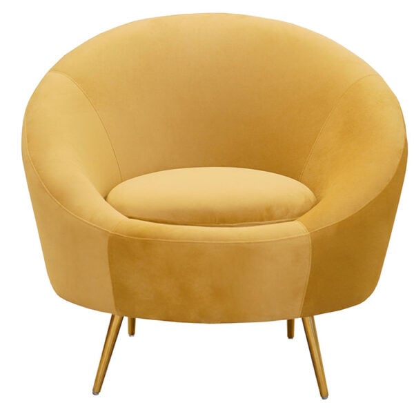 Gold Penelope Side Chair