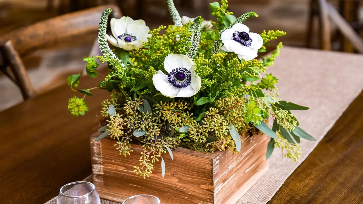 Floral Arrangement on Table Top