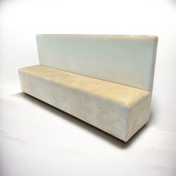 8′ Cream Banquette