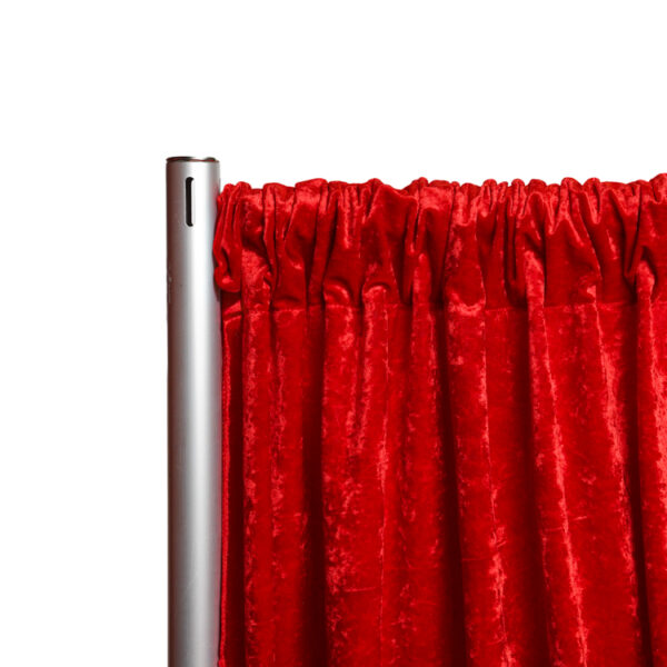 12’ Red Velvet Drape