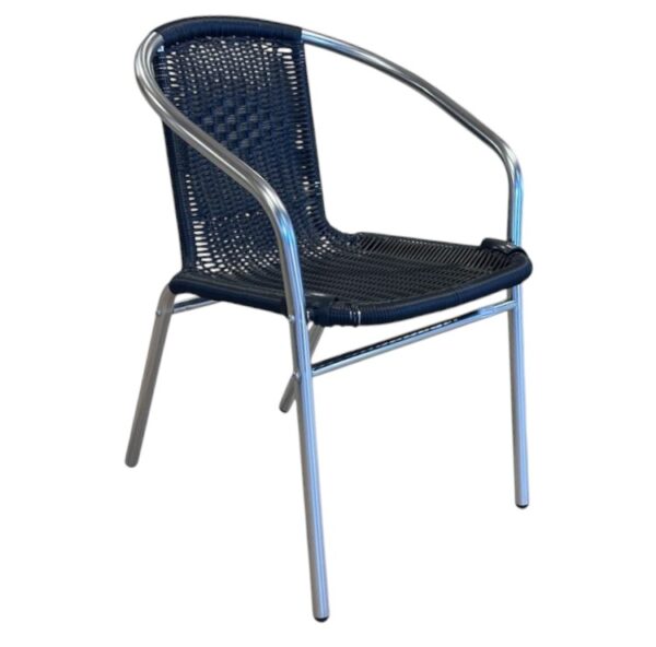 Black Rattan Chair
