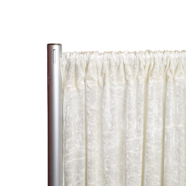 Ivory Velvet Drape 3492
