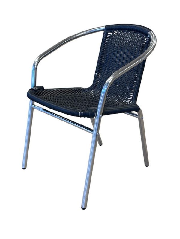 Black Rattan Chair