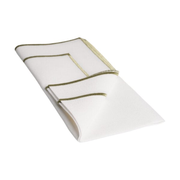 White/Green Monarch – Napkin