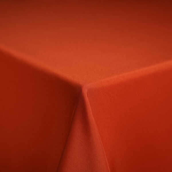 Burnt Orange Poly - Tablecloth