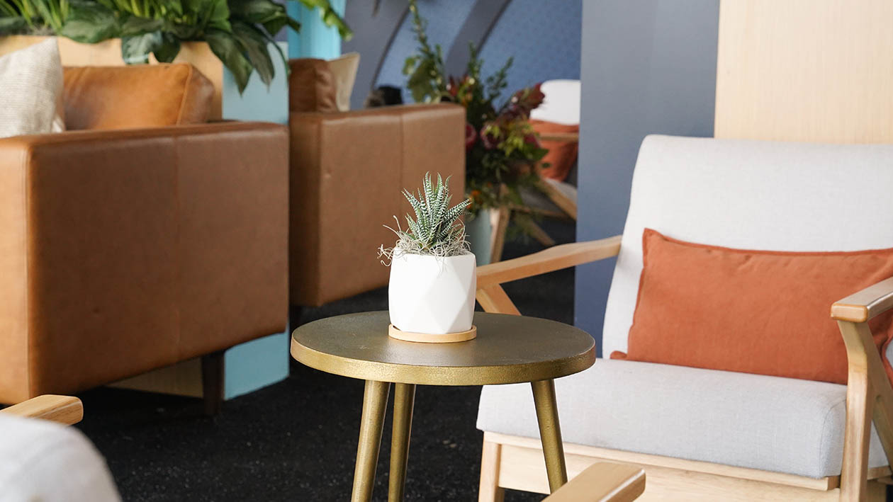 Indoor Event setup for NCAA Final Four Event