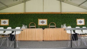Indoor Event setup for NCAA Final Four Event