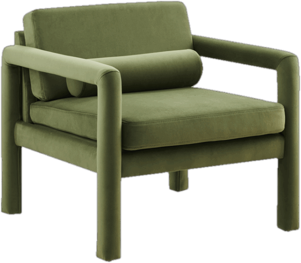 Olive Velvet Side Chair